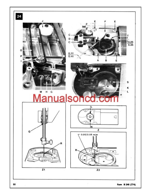 singer service manuals