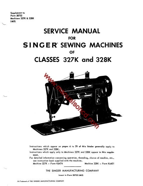 Vintage singer sewing machine manuals free