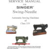 Singer 319 Class Sewing Machine Service Manual