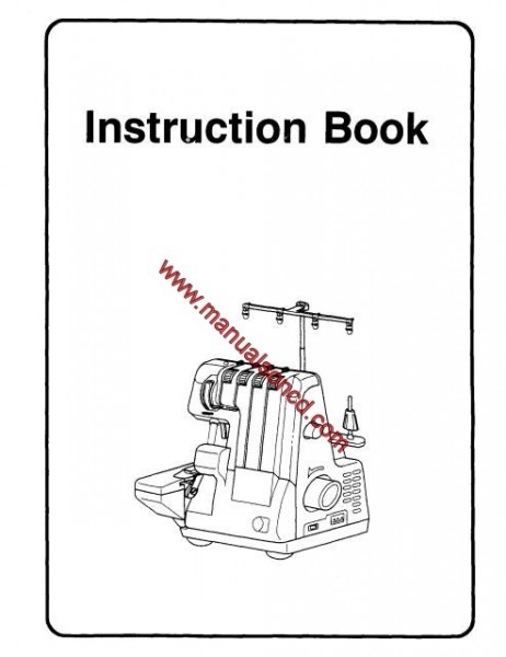 Euro Pro 14533 - 534DX Sewing Machine Instruction Manual