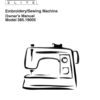 Kenmore 385.19005 Embroidery Sewing Machine Instruction Manual