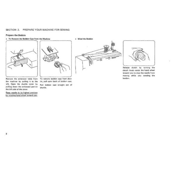 Kenmore 385.12612090 Sewing Machine Instruction Manual