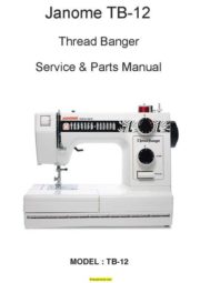 Janome TB-12 Sewing Machine Service-Parts Manual