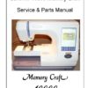 Janome 10000 Memory Craft Sewing Machine Service-Parts Manual