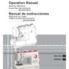 Brother SB530T Simplicity Sewing Machine Instruction Manual