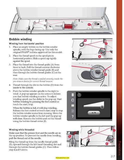 Pfaff Creative 3.0 Sewing Machine Instruction Manual