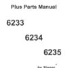 Singer 6233 Sewing Machine Service-Parts Manual