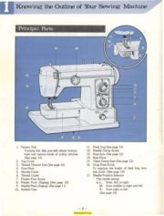 Brother 604 Pacesetter Sewing Machine Instruction Manual