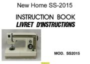 New Home SS-2015 Sewing Machine Instruction Manual