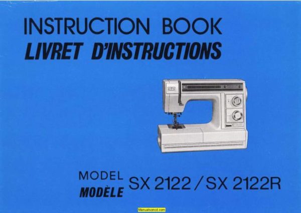 New Home SX2122 - SX2122R Sewing Machine Instruction Manual
