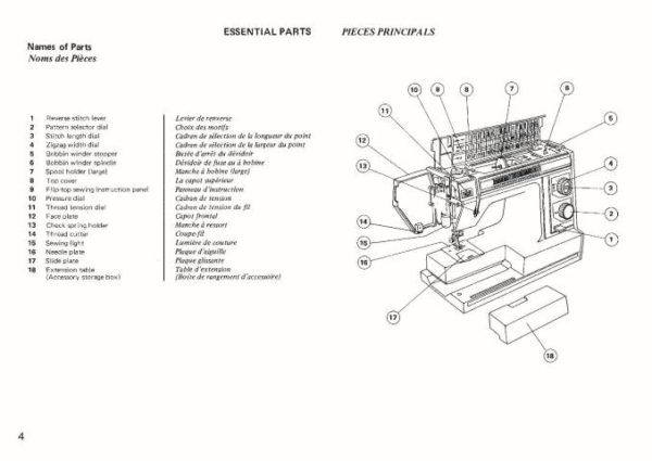 New Home SL2022 Sewing Machine Instruction Manual