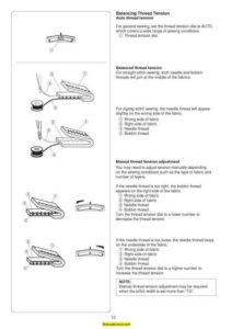 Janome Skyline S5 Sewing Machine Instruction Manual