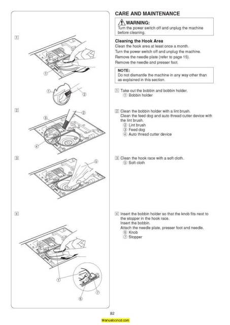 Janome Skyline S5 Sewing Machine Instruction Manual