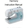 Janome 2039SN Harmony Sewing Machine Instruction Manual