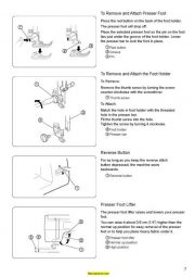 Janome 5024 Decor Excel ll Sewing Machine Instruction Manual