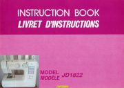 Janome JD1822 Sewing Machine Instruction Manual