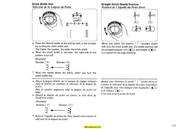 Janome JD1822 Sewing Machine Instruction Manual