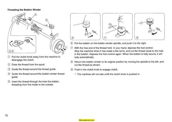 Janome 4618LE Sewing Machine Instruction Manual