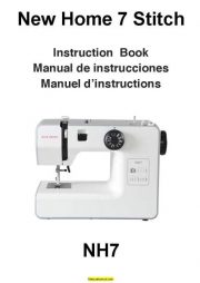 New Home 7 Stitch Sewing Machine Instruction Manual