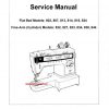 Singer 834 Sewing Machine Service Manual