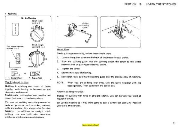 Janome MS-2522 My Style 22 Sewing Machine Instruction Manual