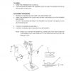 Janome 2041S Sewing Machine Service-Parts Manual