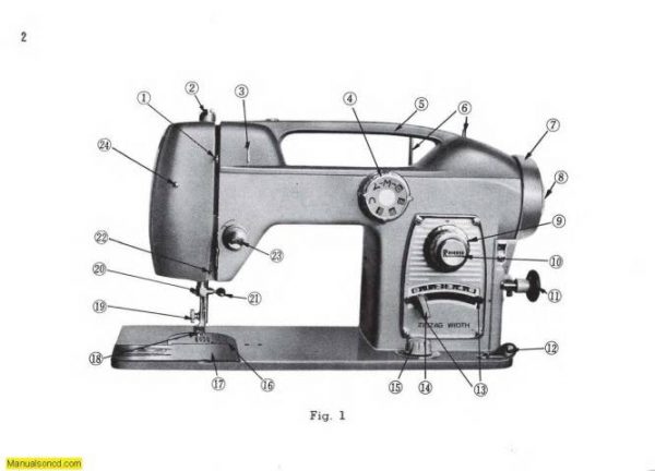 White 764 Sewing Machine Instruction Manual