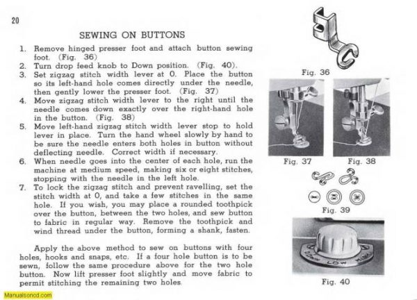 White 764 Sewing Machine Instruction Manual