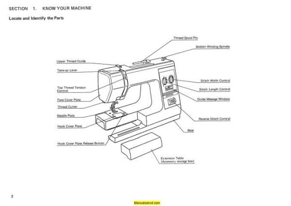 Janome My Style MS2536 Sewing Machine Instruction Manual