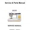 Janome QS30 Sewing Machine Service-Parts Manual