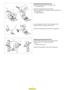 Janome Skyline S6 Sewing Machine Instruction Manual