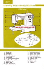 Kenmore 158.12310 - 158.12313 Sewing Machine Manual