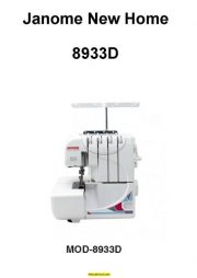 Janome 8933D Sewing Machine Service-Parts Manual