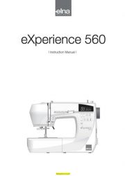 Elna 560 eXperience Sewing Machine Instruction Manual