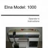 Elna 1000 Lotus Sewing Machine Instruction Manual
