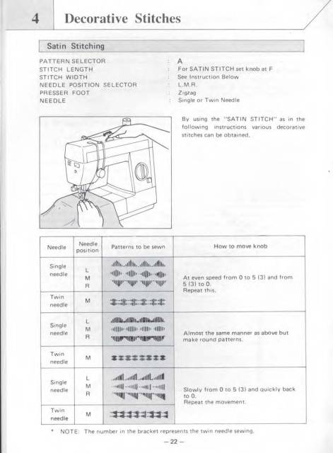 Simplicity 9240 Sewing Machine Instruction Manual