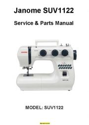 Janome SUV1122 Sewing Machine Service-Parts Manual
