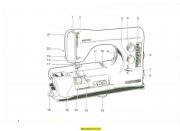 Necchi Silvia Multimatic 584-586 Sewing Machine Instruction Manual