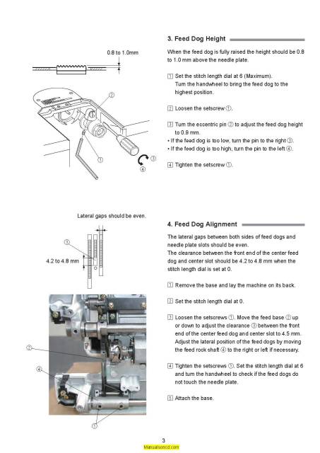 Janome HD9 Professional Sewing Machine Service-Parts Manual