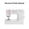 Janome HD3000 Sewing Machine Service-Parts Manual