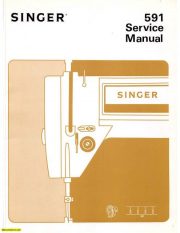 Singer 591 Sewing Machine Service Manual