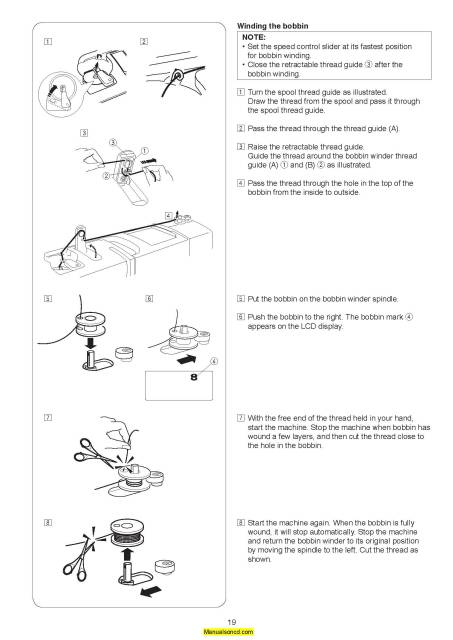 Elna Lotus 2 Sewing Machine Instruction Manual