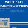 White 1411 Sewing Machine Instruction Manual