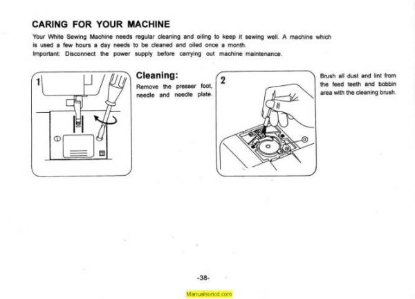 White 2999 Sewing Machine Instruction Manual