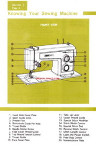 Kenmore 158.14300 - 158.14301 Sewing Machine Manual