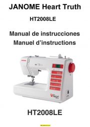 Janome HT2008LE Sewing Machine Instruction Manual