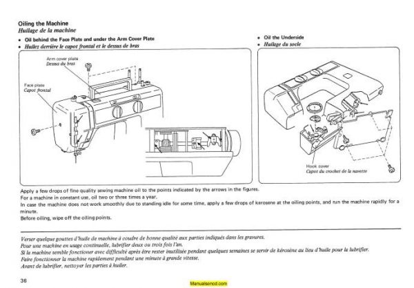 New Home Janome LR1618 LR1118 LR1622 LR1122 Sewing Machine Manual