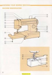 Kenmore 158.1340 - 158.13400 Sewing Machine Instruction Manual