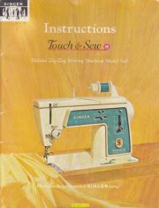 Singer 628 Sewing Machine Instruction Manual