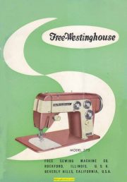 Free-Westinghouse 370 Sewing Machine Instruction Manual